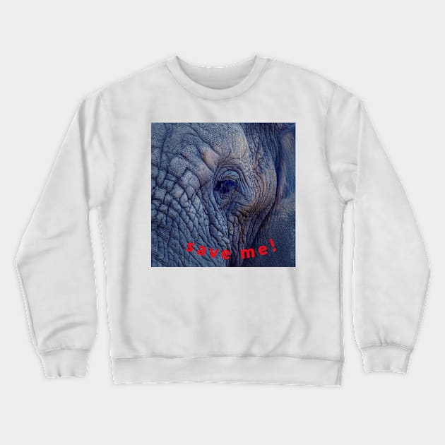 save me! Crewneck Sweatshirt by Zipora